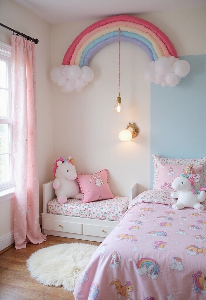 20 Kids Room Ideas That'll Make Your Little One Jump for Joy (Especially #14!) - 4. Magical Unicorn Kingdom