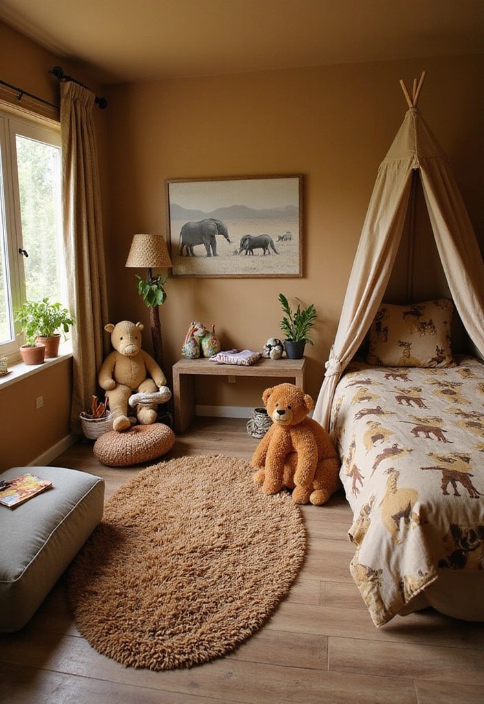 20 Kids Room Ideas That'll Make Your Little One Jump for Joy (Especially #14!) - 5. Adventure Safari Zone