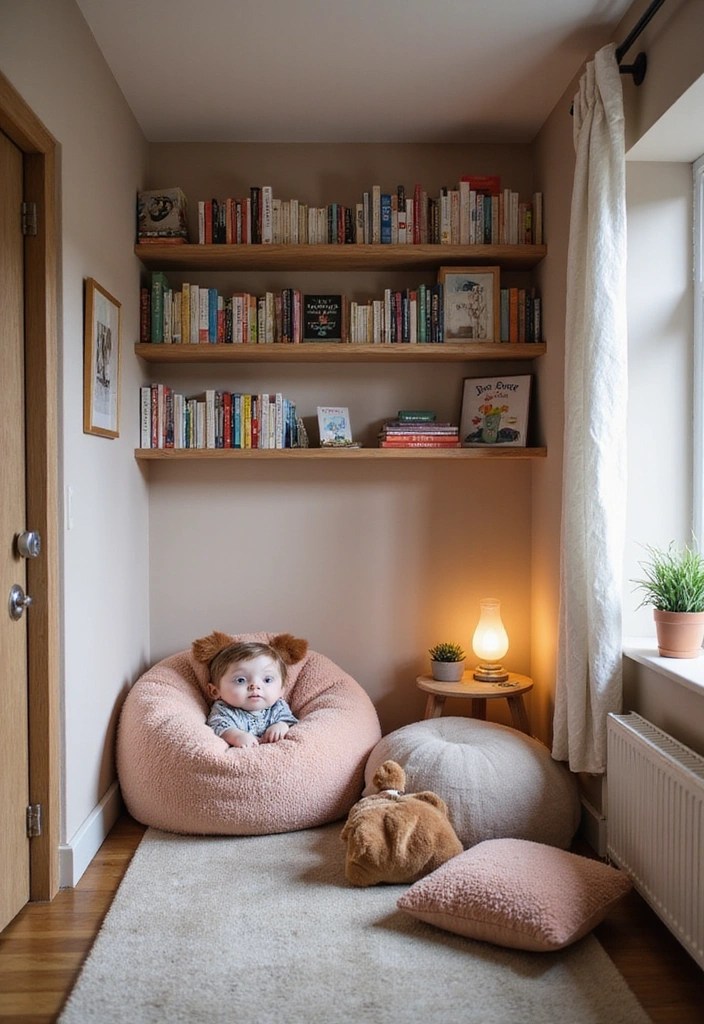20 Kids Room Ideas That'll Make Your Little One Jump for Joy (Especially #14!) - 8. Cozy Reading Nook