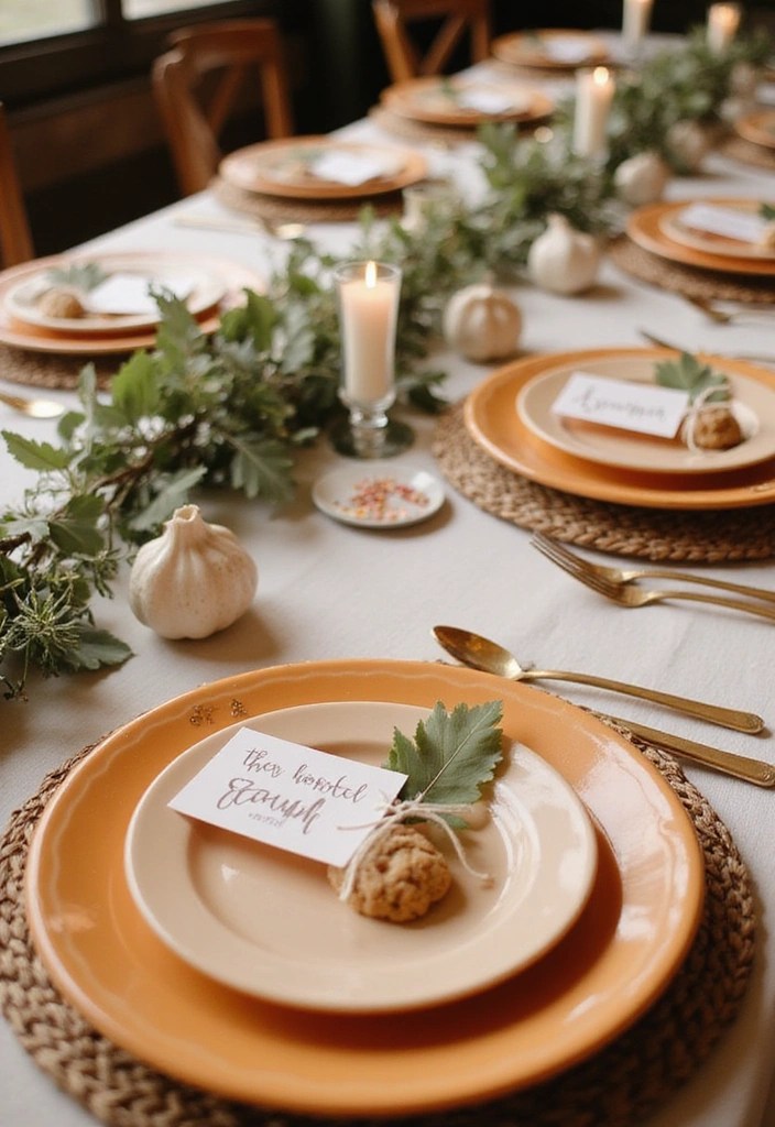 10 Cozy Nesting Party Inspirations to Make Every Guest Feel at Home! - 5. Personalized Place Settings