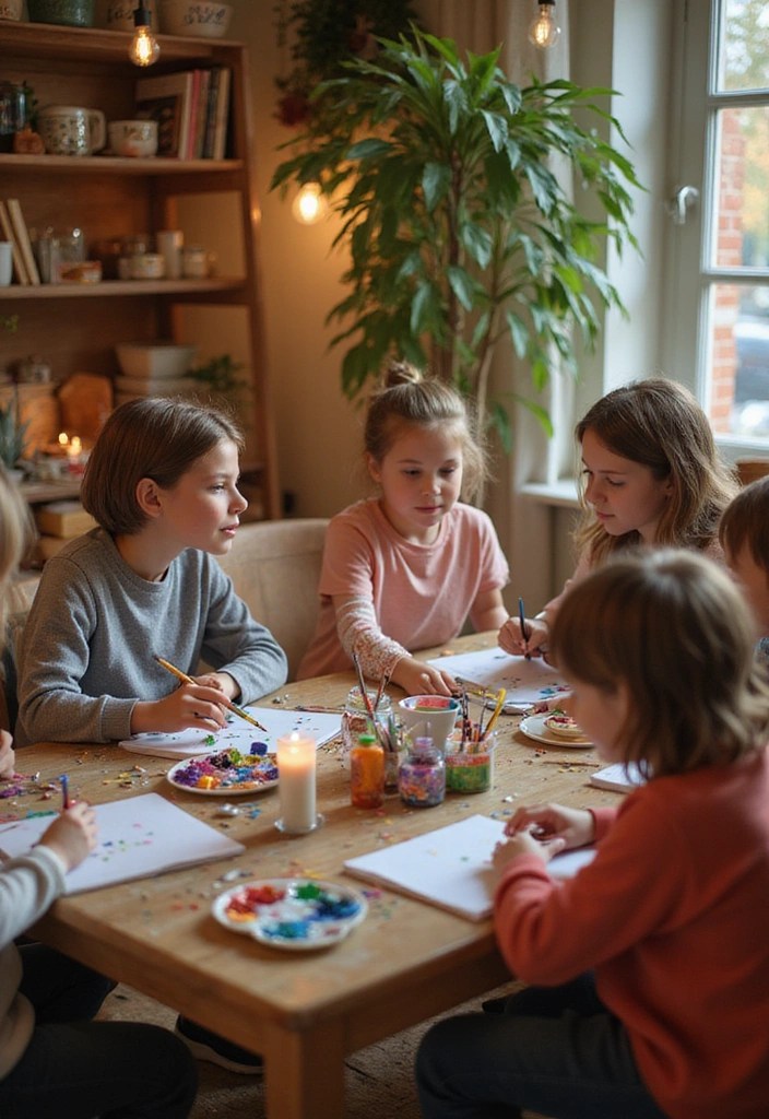 10 Cozy Nesting Party Inspirations to Make Every Guest Feel at Home! - 8. Creative Craft Corner