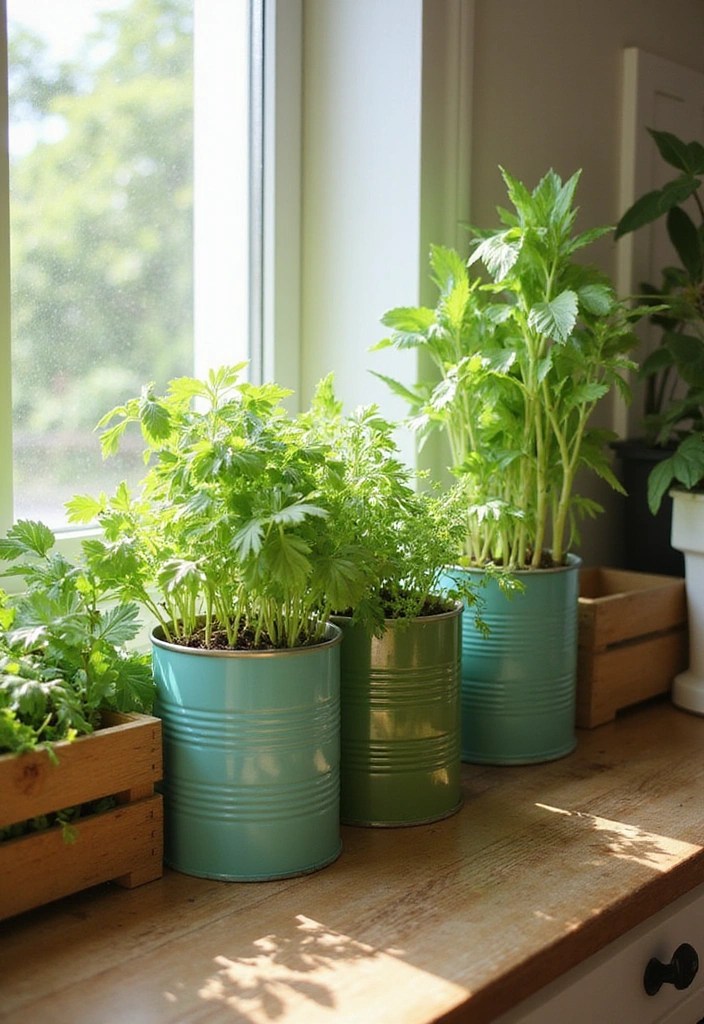 13 DIY Green Farmhouse Decor Projects That’ll Transform Your Home on a Budget! - 2. DIY Herb Garden