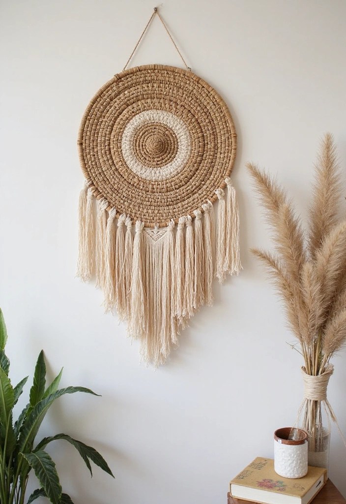 13 DIY Green Farmhouse Decor Projects That’ll Transform Your Home on a Budget! - 8. Woven Wall Hangings