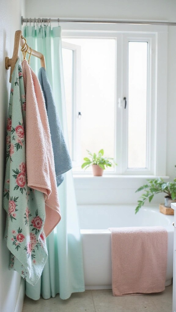 15 Spring Decor Ideas That Will Refresh Your Home - 11. Freshen Up Your Bathroom with Spring Colors