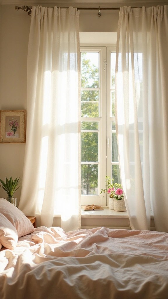 15 Spring Decor Ideas That Will Refresh Your Home - 4. Lighten Up with Sheer Curtains