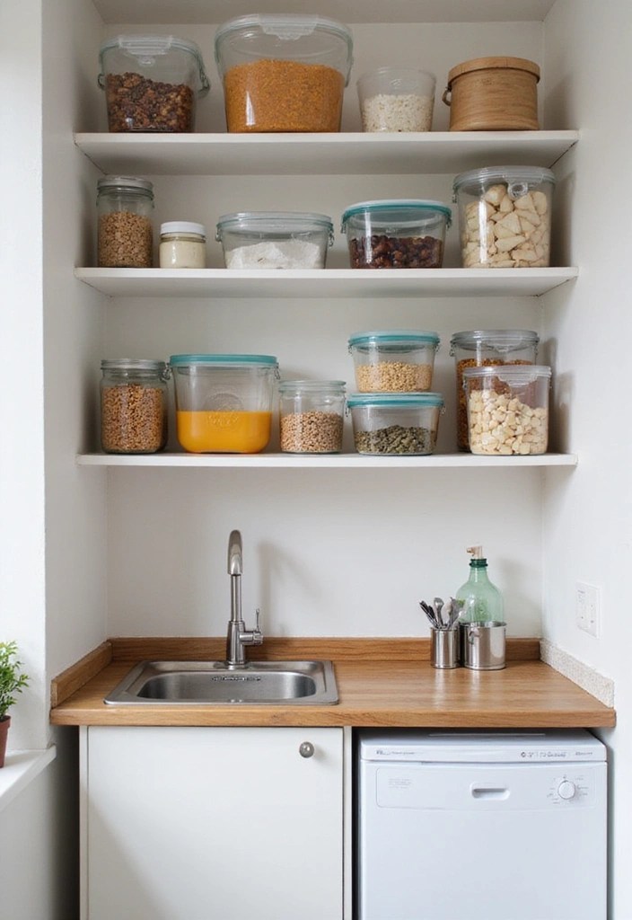 19 Clever Storage Solutions to Maximize Small Studio Apartments (You Won't Believe #5!) - 13. Use of Clear Containers