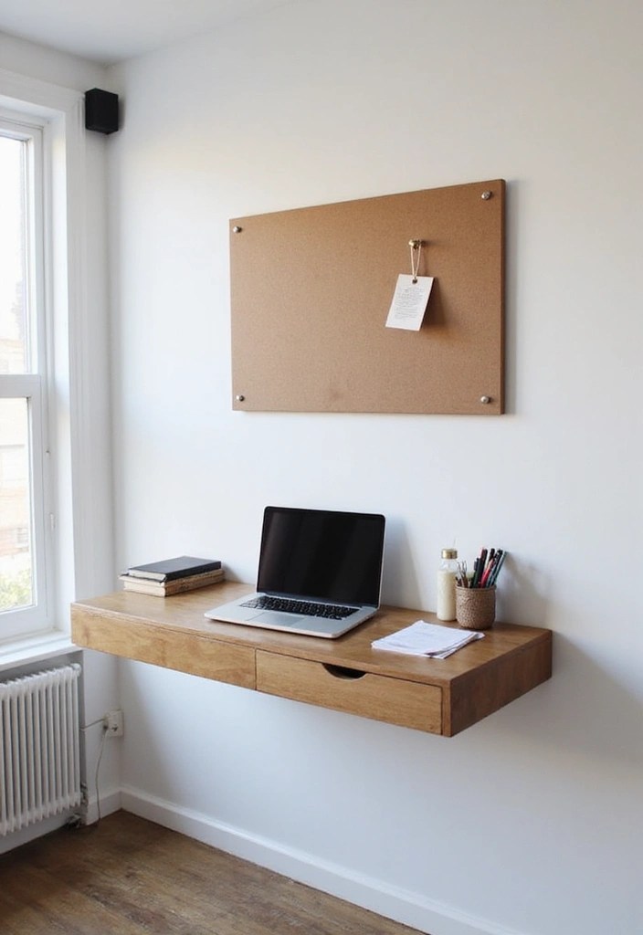 19 Clever Storage Solutions to Maximize Small Studio Apartments (You Won't Believe #5!) - 19. Floating Desks for Workspaces