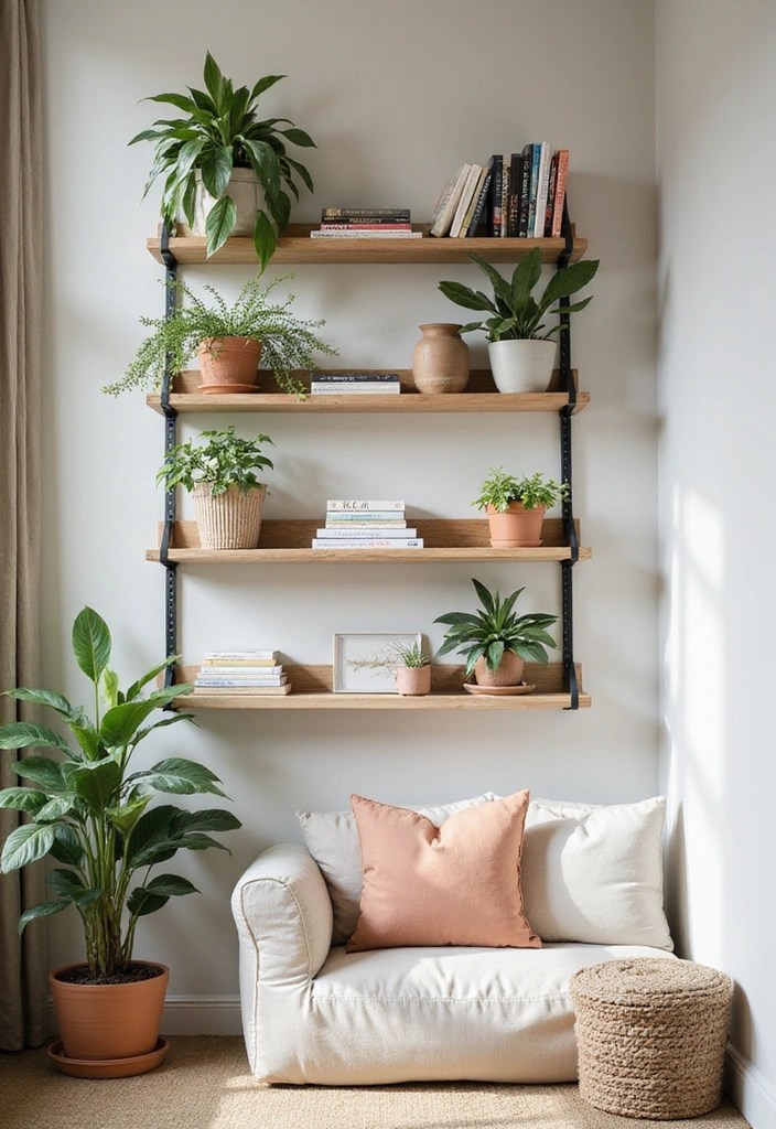 19 Clever Storage Solutions to Maximize Small Studio Apartments (You Won't Believe #5!) - 3. Wall-Mounted Shelves
