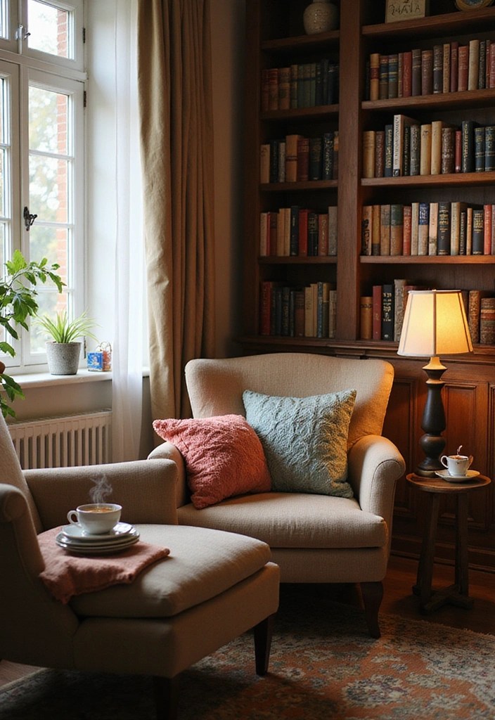 21 Living Room Decor Tips That'll Make Your Guests Go 'WOW!' - 4. Create a Cozy Reading Nook