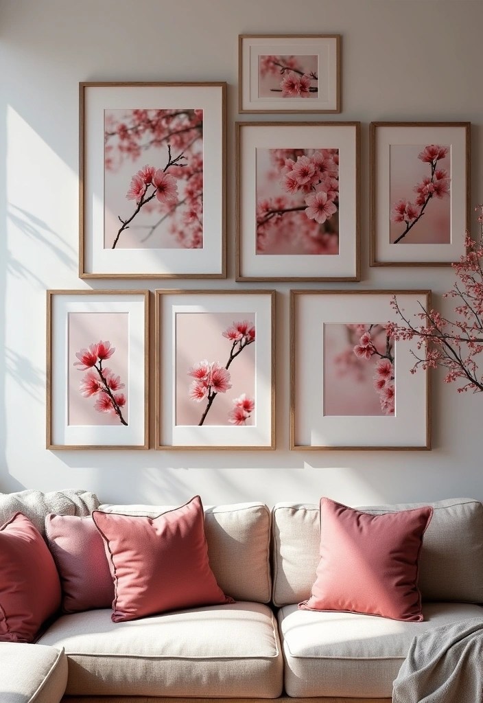 7 Cherry Code Decor Ideas That Will Inspire Your Next Home Makeover! - 1. Cherry Blossom Wall Art