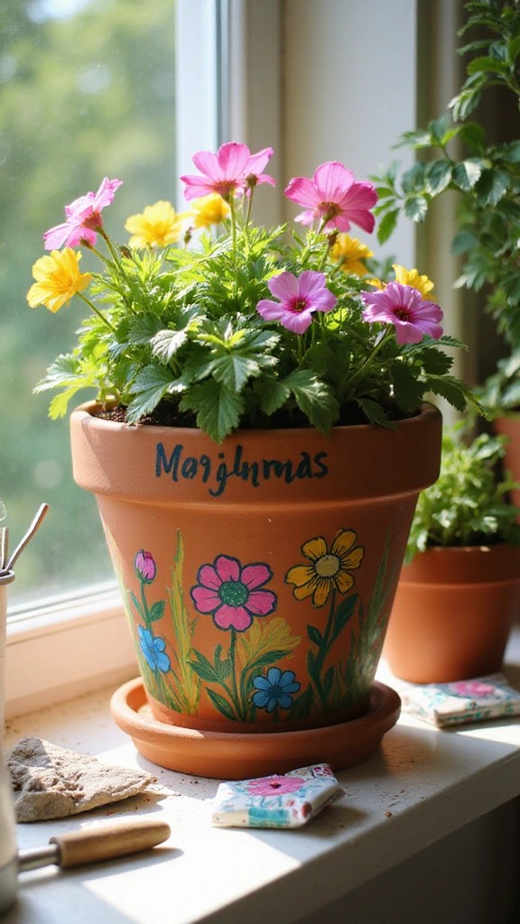 Mother's Day Prep: 10 Must-Try DIY Craft Ideas for a Memorable Day! - 3. Personalized Flower Pots