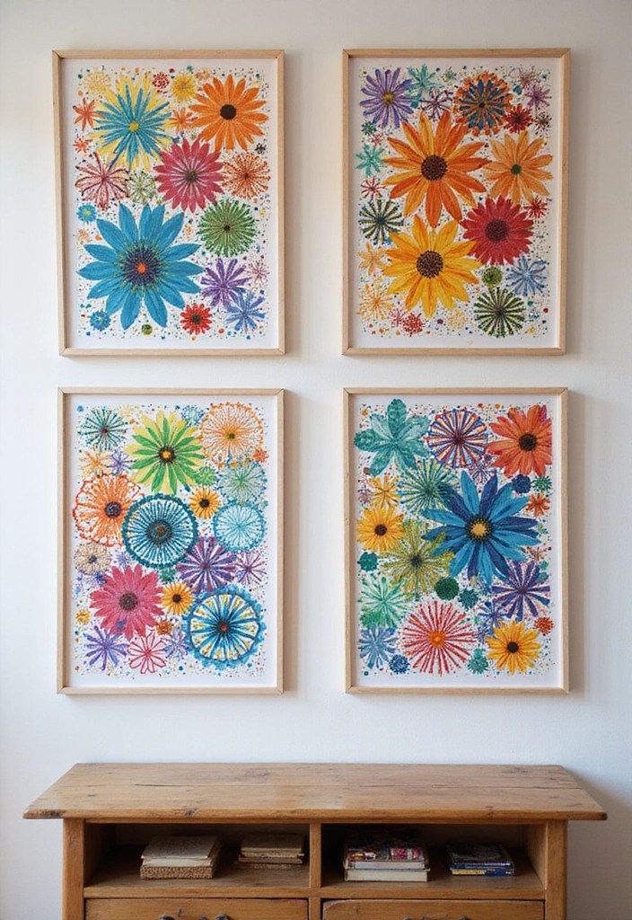 10 DIY Decor Projects You Can Finish During Nap Time (Your Home Will Thank You!) - 2. Hand-Made Wall Art