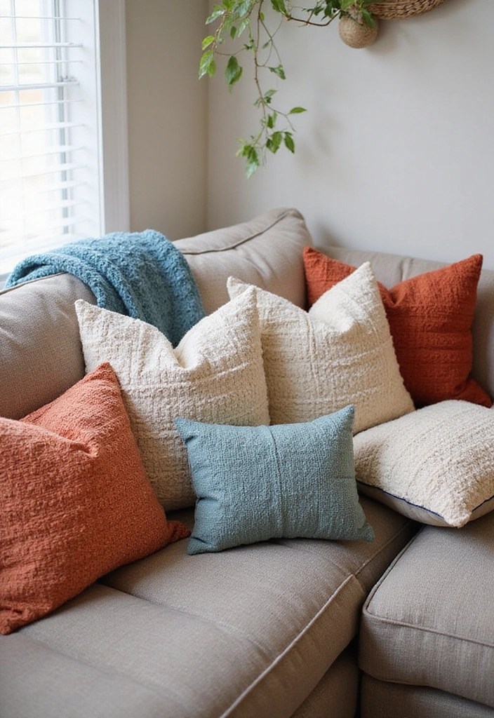 10 DIY Decor Projects You Can Finish During Nap Time (Your Home Will Thank You!) - 4. Cozy Throw Pillows