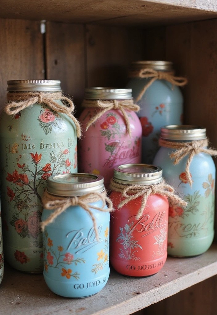 10 DIY Decor Projects You Can Finish During Nap Time (Your Home Will Thank You!) - 5. DIY Decorative Jars