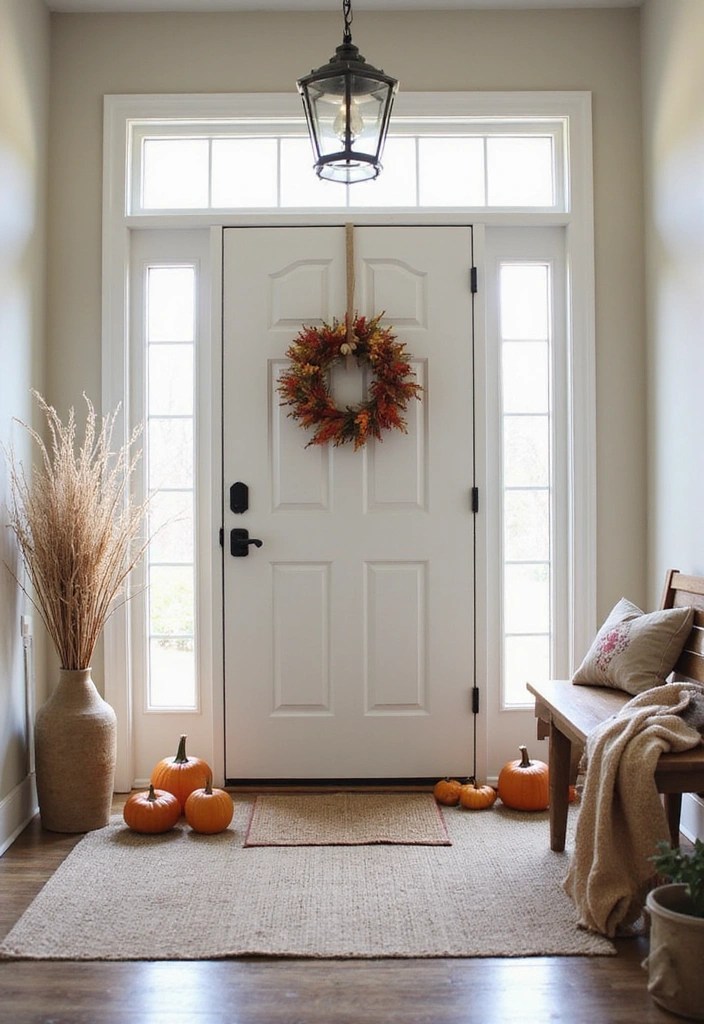 15 Minimalist Entryways That Feel Inviting - 11. Seasonal Decor Swaps