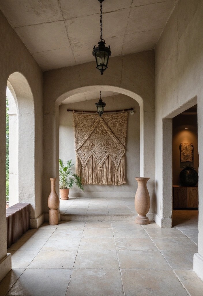 15 Minimalist Entryways That Feel Inviting - 7. Artful Displays with a Twist