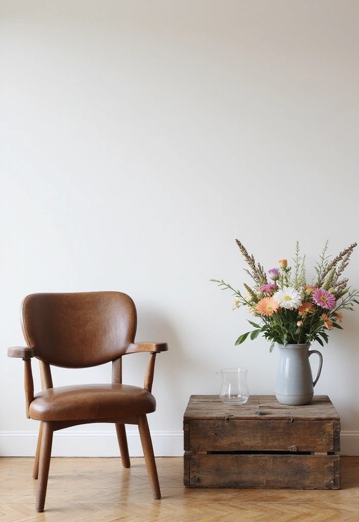 Cottagecore-Inspired Spaces That Still Feel Clean & Minimal - 3. Vintage Finds with a Modern Twist