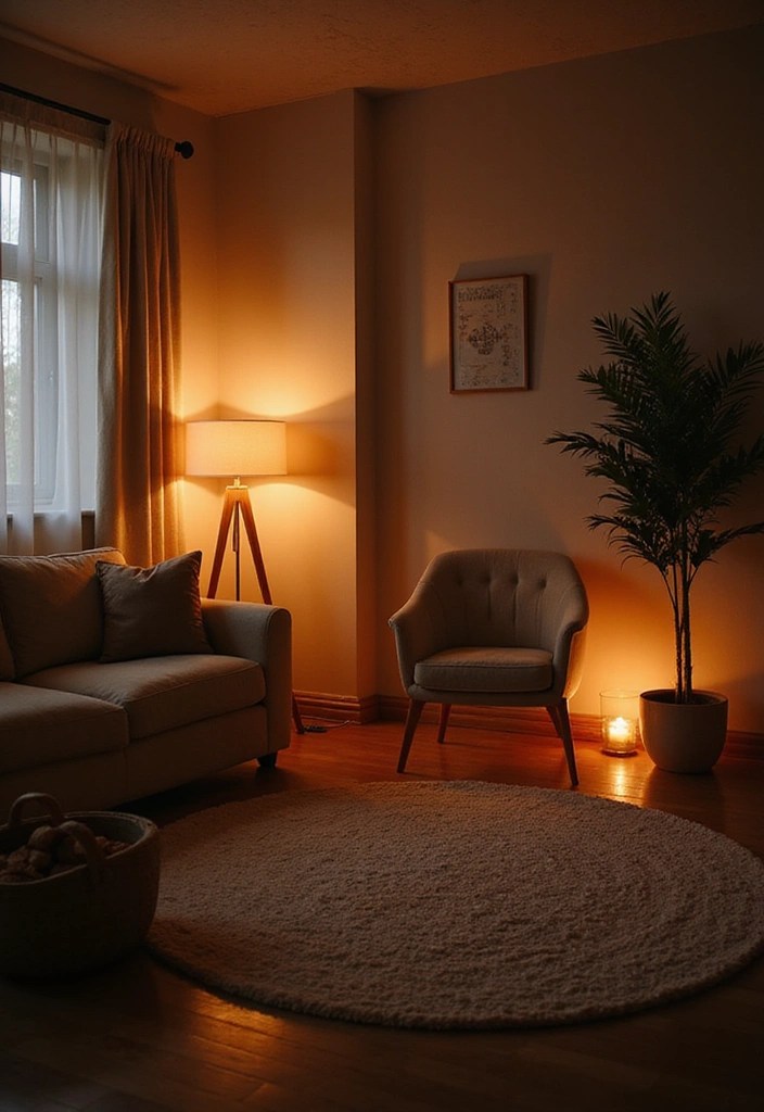 Cottagecore-Inspired Spaces That Still Feel Clean & Minimal - 5. Soft Lighting for Ambience