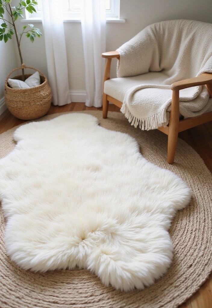Cottagecore-Inspired Spaces That Still Feel Clean & Minimal - 8. Soft Rugs for Comfort